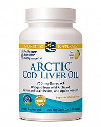 Personal: Nordic Naturals Arctic Cod Liver Oil 90 softgels