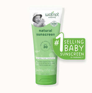 Wotnot Natural Sunscreen for Baby SPF30+ 100g