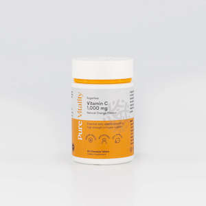 Pure Vitality Vitamin C 1000mg 50's (Orange)