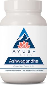 Ayush Herbs Ashwagandha 60 Vegetable Capsules