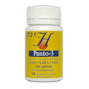 Panto-3, Hair Nails Skin 120 Tablets