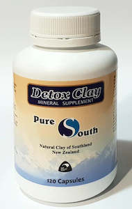 Pure South Detox/Mineral Clay 120 Capsules