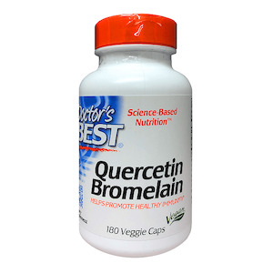 Doctor's Best Quercetin Bromelain 180 Veggie Capsules