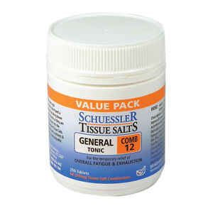 Personal: Schuessler Tissue Salts Combination 12 250's