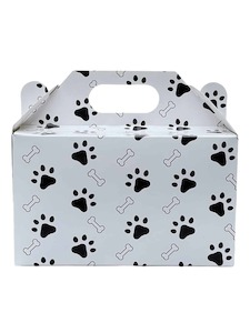 Christmas Black Paw Print Box