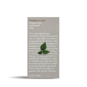 Love Tea: Raspberry Leaf