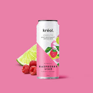 NEW Sparkling Antioxidant Infusion Raspberry Lime