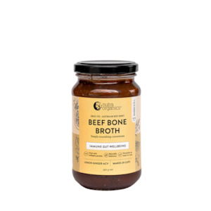 Beef Bone Broth Concentrate - Lemon Ginger ACV