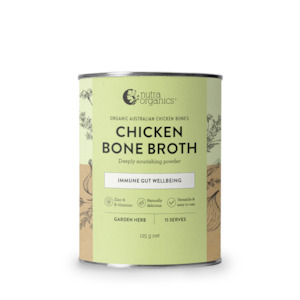 Bone Broth: Chicken Bone Broth Garden Herb