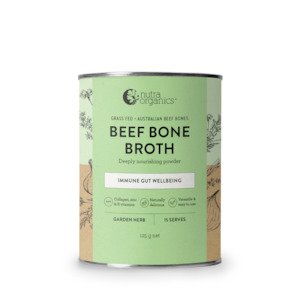 Bone Broth: Beef Bone Broth Garden Herb