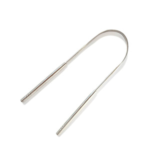 Oral Care: Stainless Steel Tongue Scraper