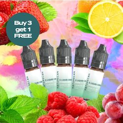 Cosmetic: E-Liquid CBD - Pack 5 Flavours (Buy 3, Get 1 Free Offer)