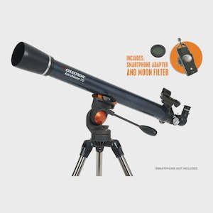 Hobby equipment and supply: Telescope, 70mm, 2.7", Refractor, Astromaster, Celestron