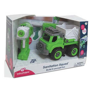 Green Rubbish Truck