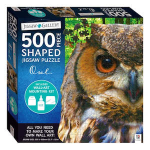 Jigsaw Gallery Shaped Jigsaw: Owl, 500 pcs