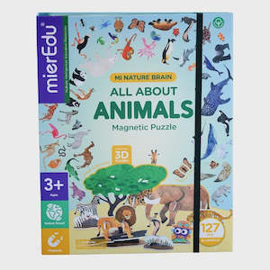 Magnetic Puzzle Play Kit - All About Animals (Large Format)