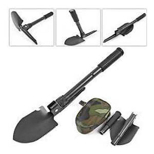 Hobby equipment and supply: Folding Shovel and Pick 4in1