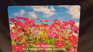 Hobby equipment and supply: NZ Pink Wildflower Fridge Magnets