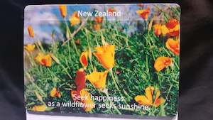 NZ Yellow Wildflower Fridge Magnets