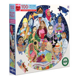 Hobby equipment and supply: eeBoo 500pc Puzzle: International Womens Day, Round