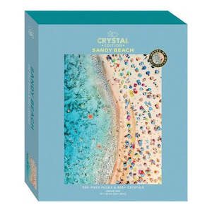 Hobby equipment and supply: Elevate Crystal Jigsaw: Sandy Beach, 500pcs