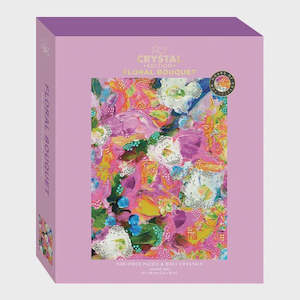 Hobby equipment and supply: Elevate Crystal Jigsaw: Floral Bouquet, 500pcs