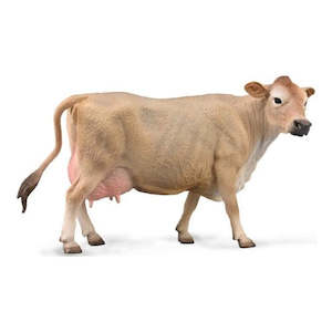 Hobby equipment and supply: Jersey Cow Figurine L