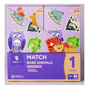 Hobby equipment and supply: Growth Puzzle Level 1: Match Baby Animals