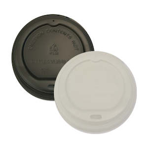 90mm PLA Lid - Black & White (8ozB/12oz/16oz)