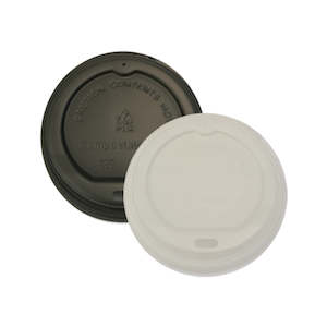 80mm PLA Lid - Black & White (6ozC/8oz/12ozC)