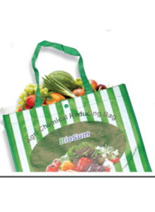 Chemical reducing fruit and veggie bag