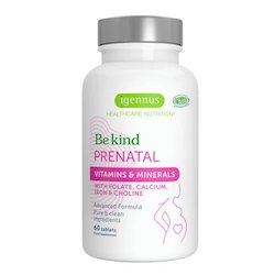 Be kind Advanced Prenatal Multivitamin, With Folic Acid As Folate, Choline, Calc…