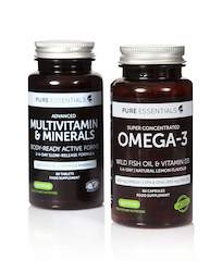 Health supplement: MULTIVITAMIN & OMEGA 3 BUNDLE - TWO MONTH SUPPLY