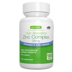 High Absorption Zinc Complex | 6 Month Supply