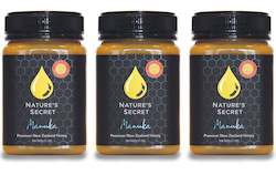 Honey manufacturing - blended: Bundle 3 x 500g Manuka 85+ MG