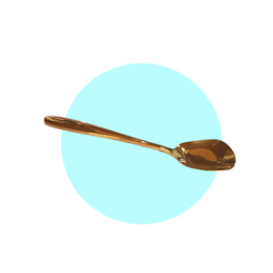 Long Gold Spoon