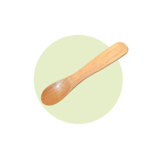 Chestnut Wood, Thick designed Spoon