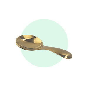 Gold Metal Spoon