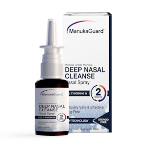 Deep Nasal Cleanse Nasal Spray, Medical Grade Manuka Honey