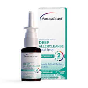 Deep Allercleanse Nasal Spray, Medical Grade Manuka Honey