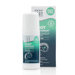 Neat Roll-on Foot Deodorant for sweaty feet