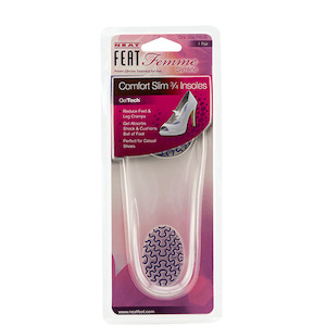 Neat Feat Gel Femme 3/4 Comfort Slim Insole For Pain Relief