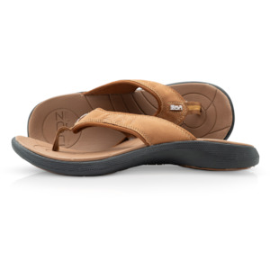 Toiletry wholesaling: Neat Zori Cognac/Black Orthotic Sandals/Thongs Water Resistant & Comfortable