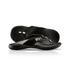 Neat Zori Black Orthotic Thong/Sandal Water Resistant, Healthy, and Comfortable