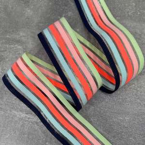 Sheer Stripe Elastic Band