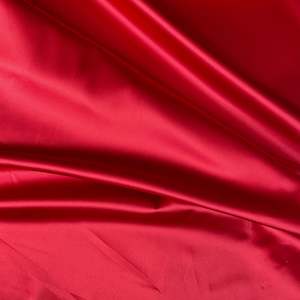 Silky Satin: Stretch Satin ~ Red