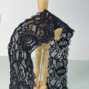 Stretch Lace ~ 55mm ~ Black