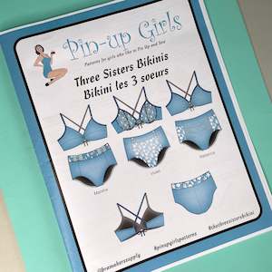 Pin Up Girls ‘Three Sisters Bikini’ ~ paper pattern