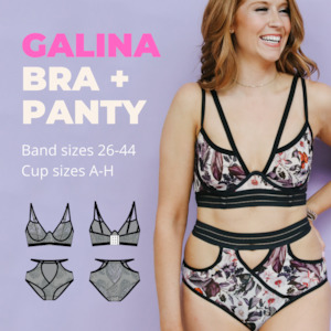 Madalynne: Galina Monowire Bra and Panty ~ PDF sewing pattern by Madalynne