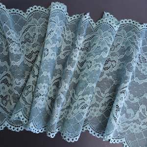 Stretch Lace ~ Steel